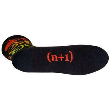 SockGuy Nvr Enuf Performance Crew Socks  -