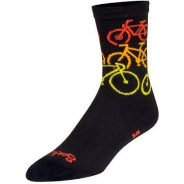 SockGuy Nvr Enuf Performance Crew Socks  -