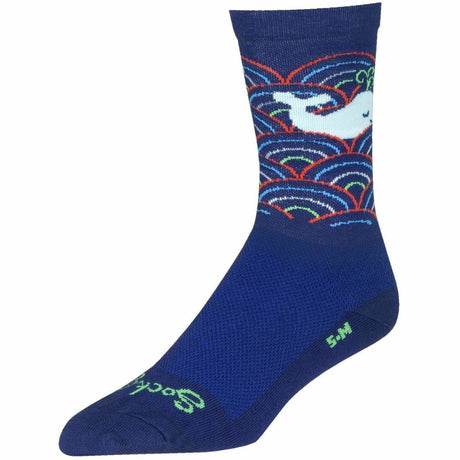 SockGuy Oh Whale Performance Crew Socks  -