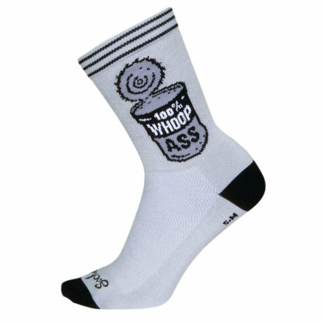 SockGuy Whoop Ass Performance Crew Socks  -  Small/Medium