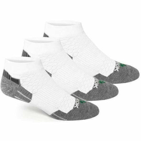 Fitsok CX3 Coolmax Low Cut Socks  -  Medium / White/Gray