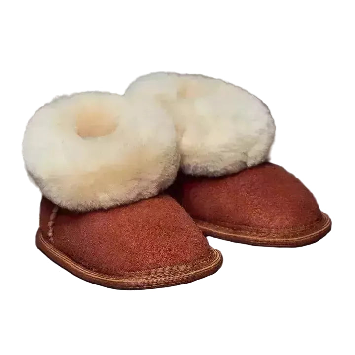 Siberia Spirit Kids Camel Booties - 5-6T / 12-24 Months / Camel