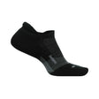 Feetures Merino 10 Max Cushion No Show Tab Socks  -  Small / Charcoal