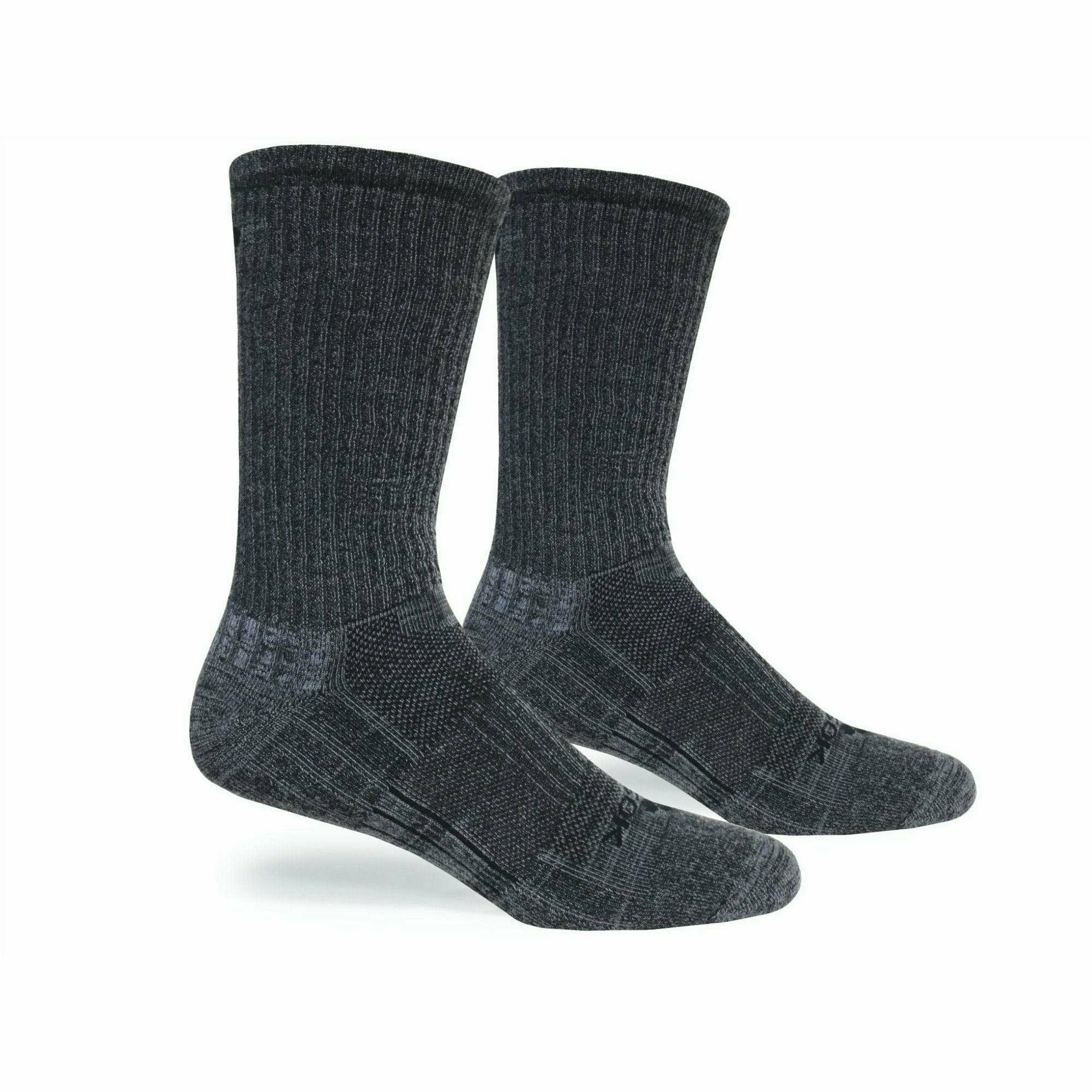Fitsok CF2 Shadow Yarn Crew Socks 2-Pack  -  Large / Twist