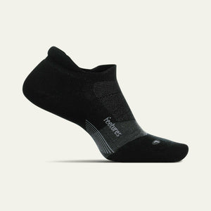 Feetures Merino 10 Ultra Light No Show Tab Socks  -  Small / Charcoal