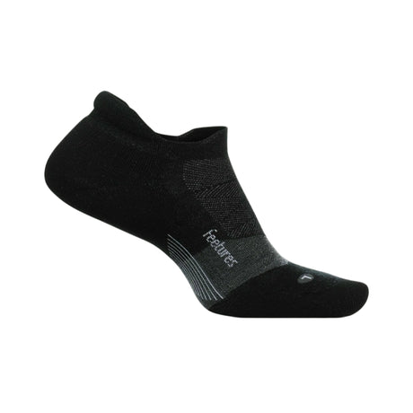 Feetures Merino 10 Ultra Light No Show Tab Socks  -  Small / Charcoal