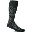 Sockwell Womens Damask Moderate Compression Socks  -  Small/Medium / Black