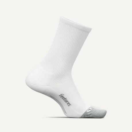 Feetures Elite Ultra Light Mini Crew Socks  -  X-Large / White