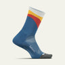 Feetures Elite Ultra Light Mini Crew Socks  -  Medium / Retrograde Blue