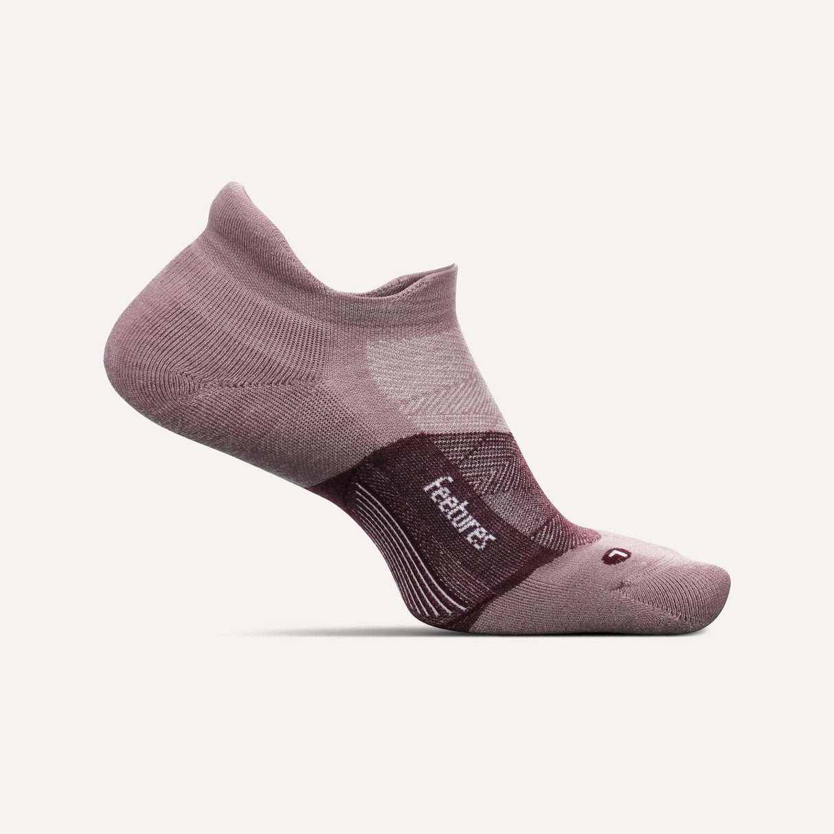 Feetures Merino 10 Cushion No Show Tab Socks  -  Small / Spiced