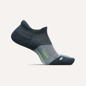 Feetures Merino 10 Ultra Light No Show Tab Socks  -  Small / Stormy