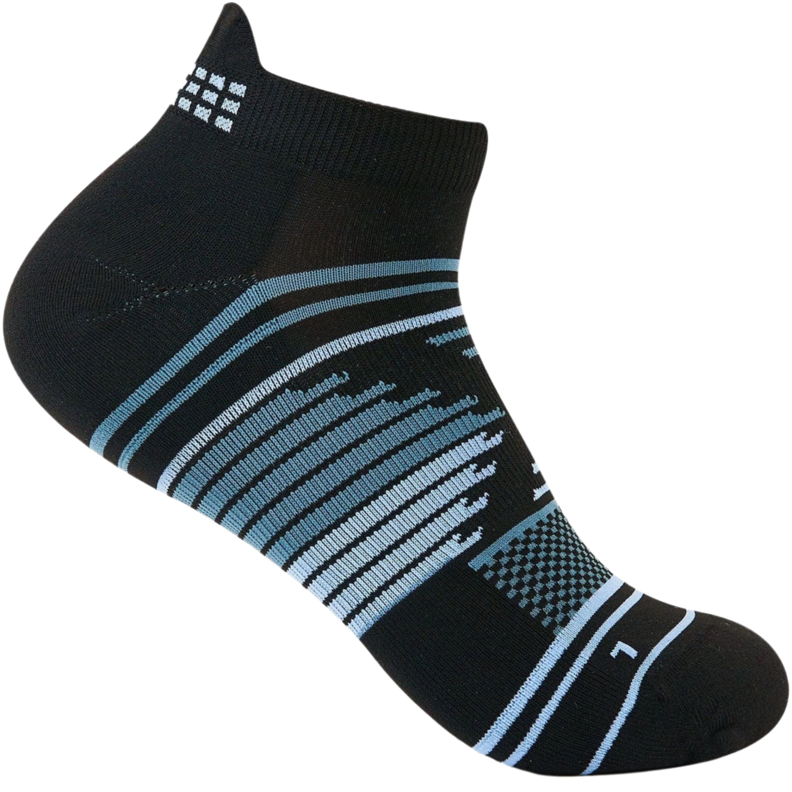 Thorlo Experia X Speed Performance Cushion No Show Tab Socks  -  Medium / Onyx