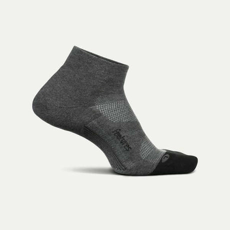 Feetures Elite Max Cushion Low Cut Socks  -  Small / Gray