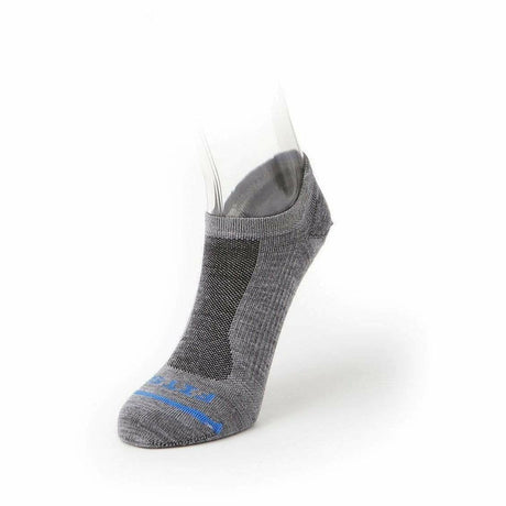 FITS Ultra Light Runner No Show Socks  -  Small / Light Gray