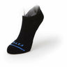 FITS Light Runner No Show Socks  -  Small / Black