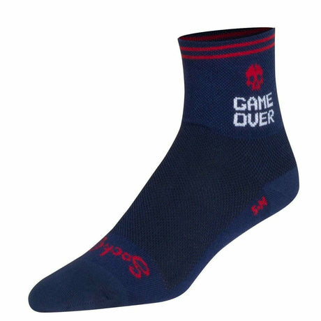 SockGuy Game Over Classic 3 Inch Crew Socks  -