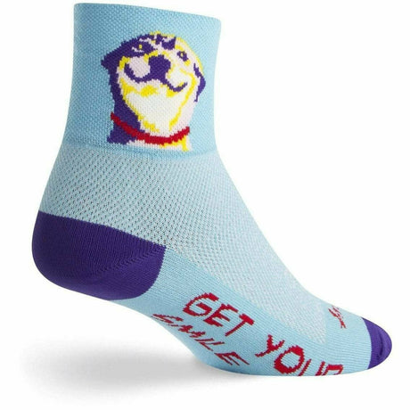 SockGuy Grin Classic 3 Inch Mini Crew Socks  -  Small/Medium