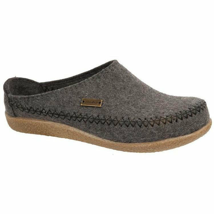 Haflinger Fletcher Wool Clogs  -  36 / New Gray