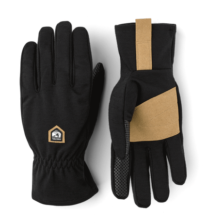 Hestra Merino Windwool Liner Gloves  -  7 / Black