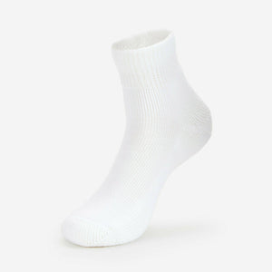 Thorlo Womens Moderate Cushion Ankle Diabetic Socks  -  Medium / White / Single Pair