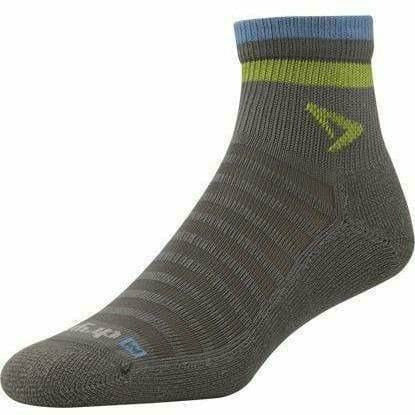 Drymax Extra Protection Hot Weather Running Mini Crew Socks  -  Small / Light Gray