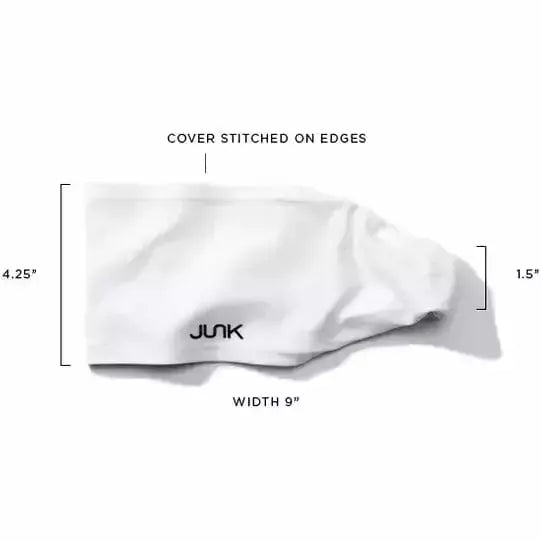 JUNK Tactical Black Headband  -  One Size Fits Most / Black