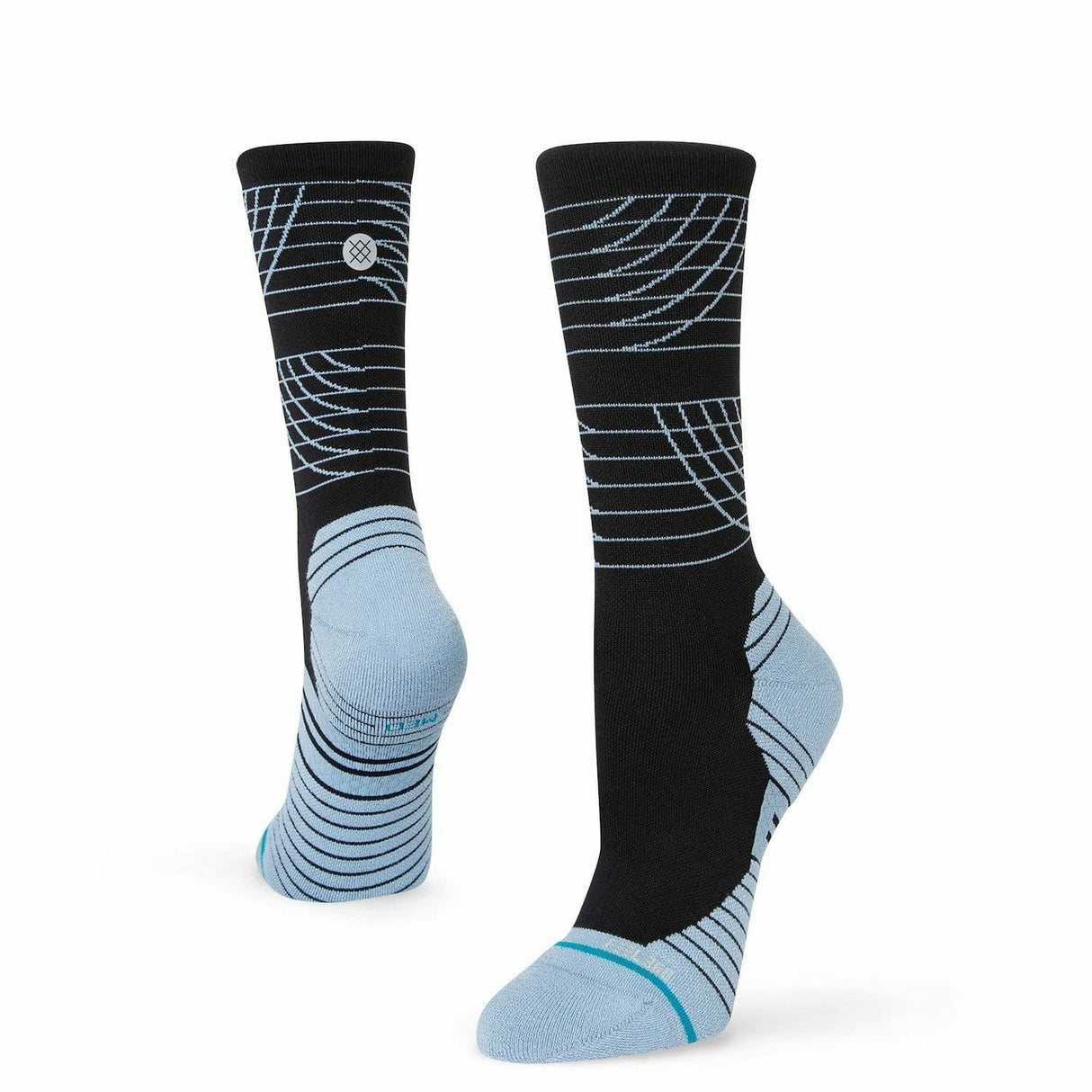 Stance Womens 4X400 Crew Socks - Small / Black