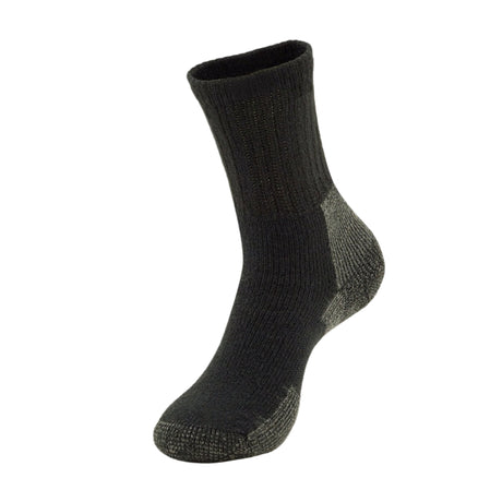 Thorlo Mens Maximum Cushion Hiking Crew Socks  -  Medium / Black
