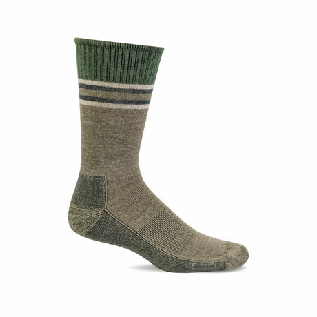 Sockwell Mens Canyon Essential Comfort Crew Socks  -  Medium/Large / Khaki