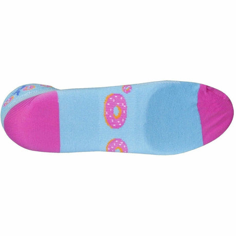 SockGuy Womens Donut Ride 1 Inch Micro Crew Socks  -  Small/Medium