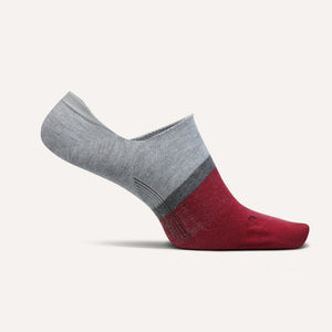 Feetures Mens Everyday Hidden Socks  -  X-Large / Cadet Light Gray