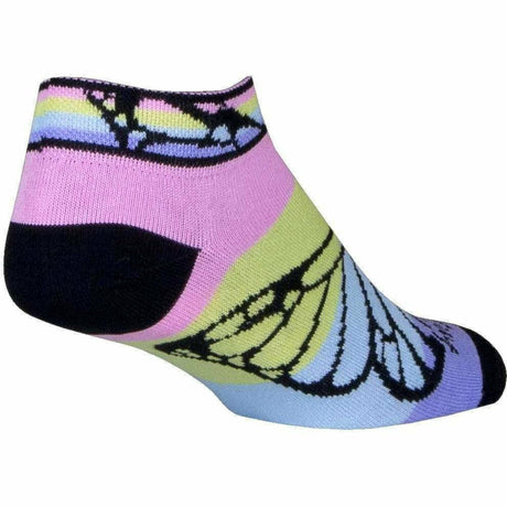 SockGuy Womens Monarch 1 Inch Micro Crew Socks  -  Small/Medium