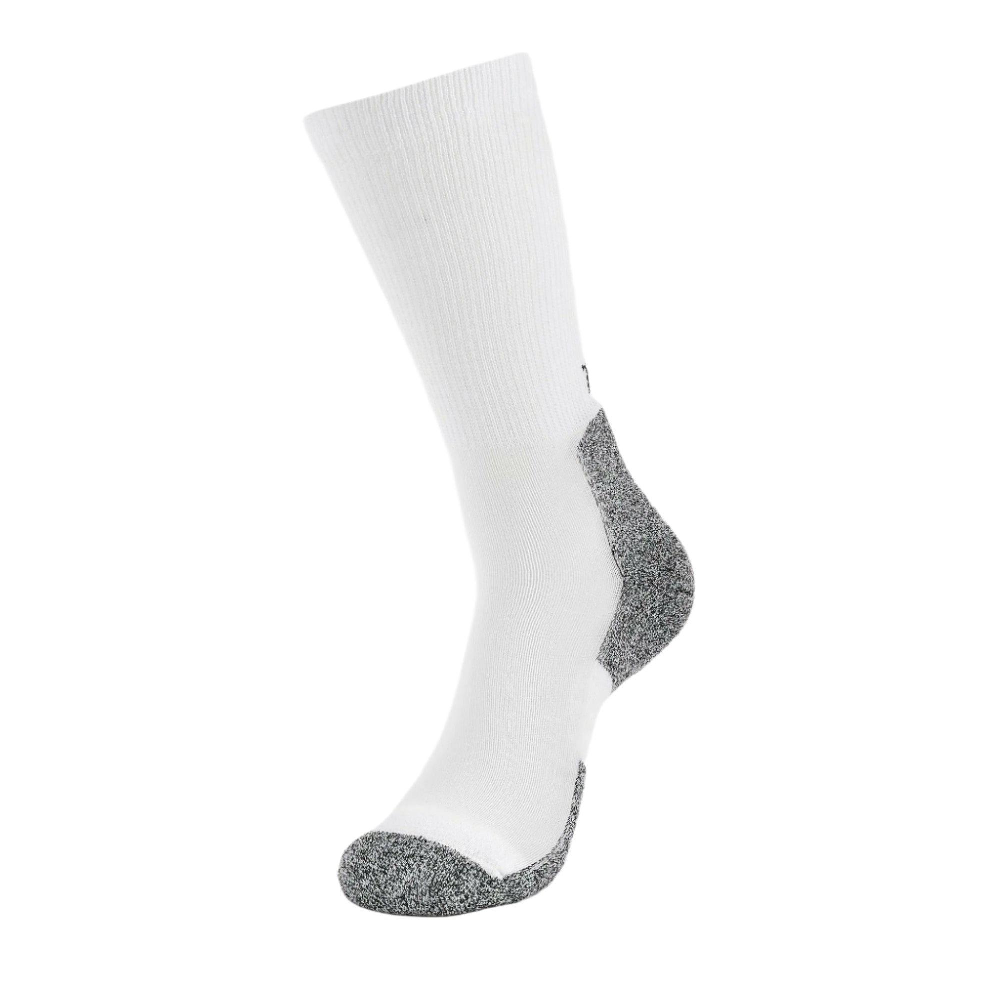 Thorlo Mens Lite Padded Running Crew Socks  -  Medium / White
