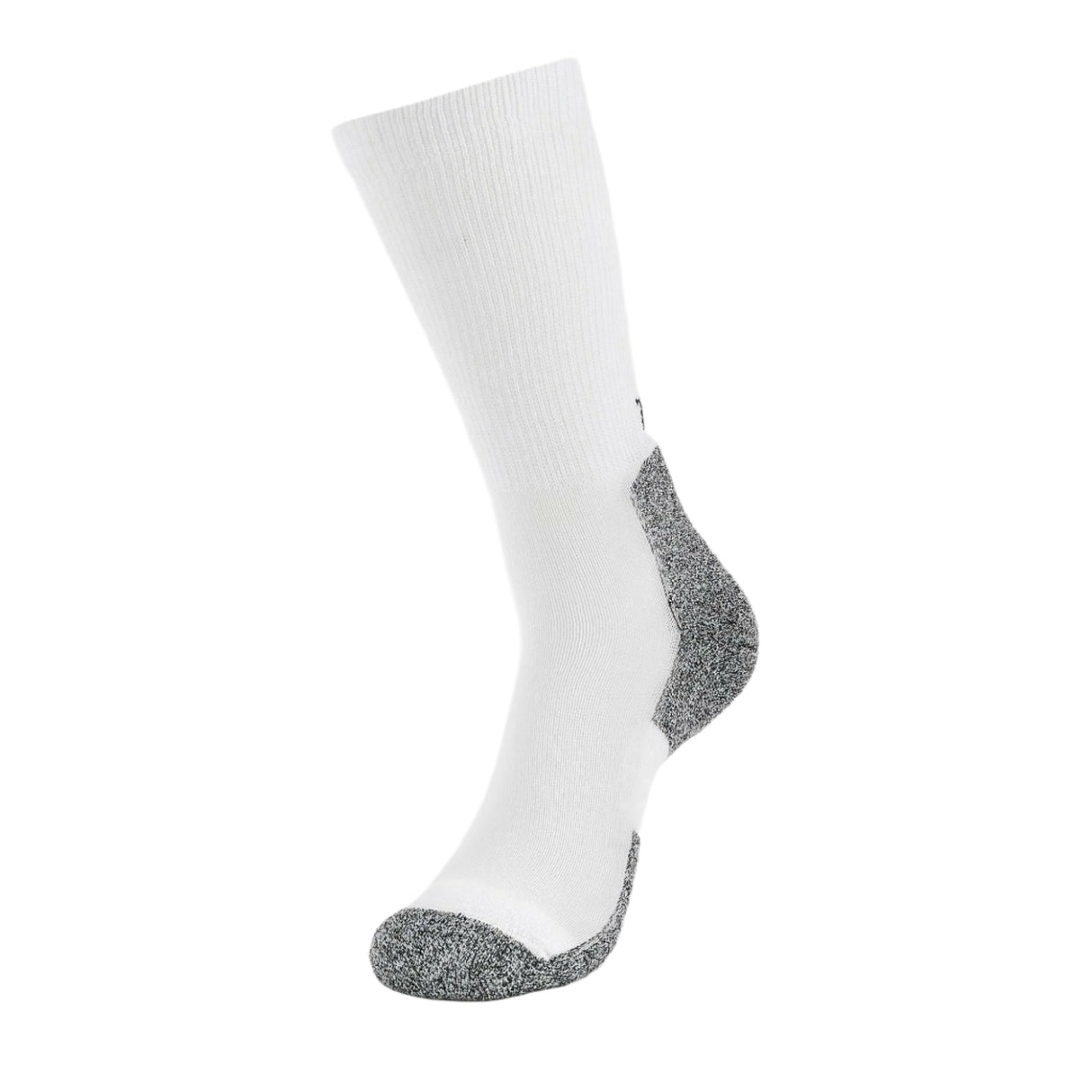 Thorlo Mens Lite Padded Running Crew Socks  -  Medium / White