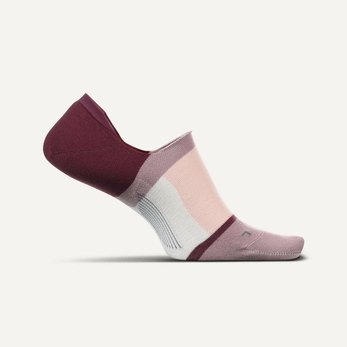 Feetures Womens Everyday Hidden Socks  -  Large / Palette Plum Potion