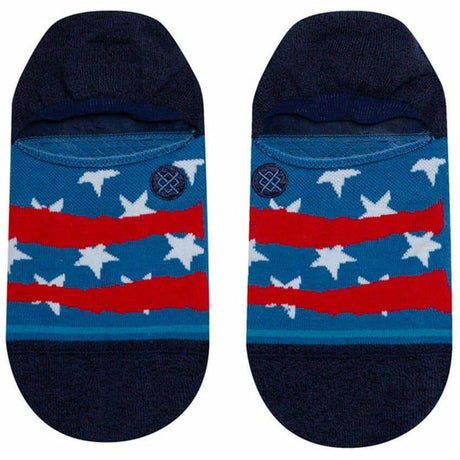 Stance Mens Freedom Strike No Show Socks  -  Large / Blue