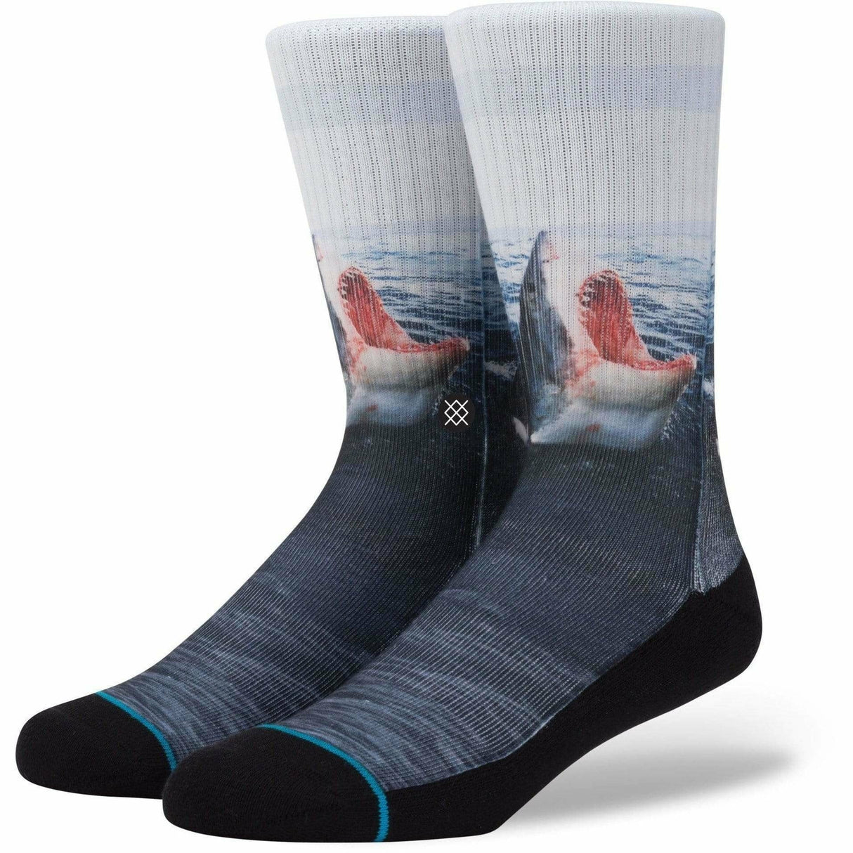 Stance Mens Landlord Crew Socks  -  Medium / Blue