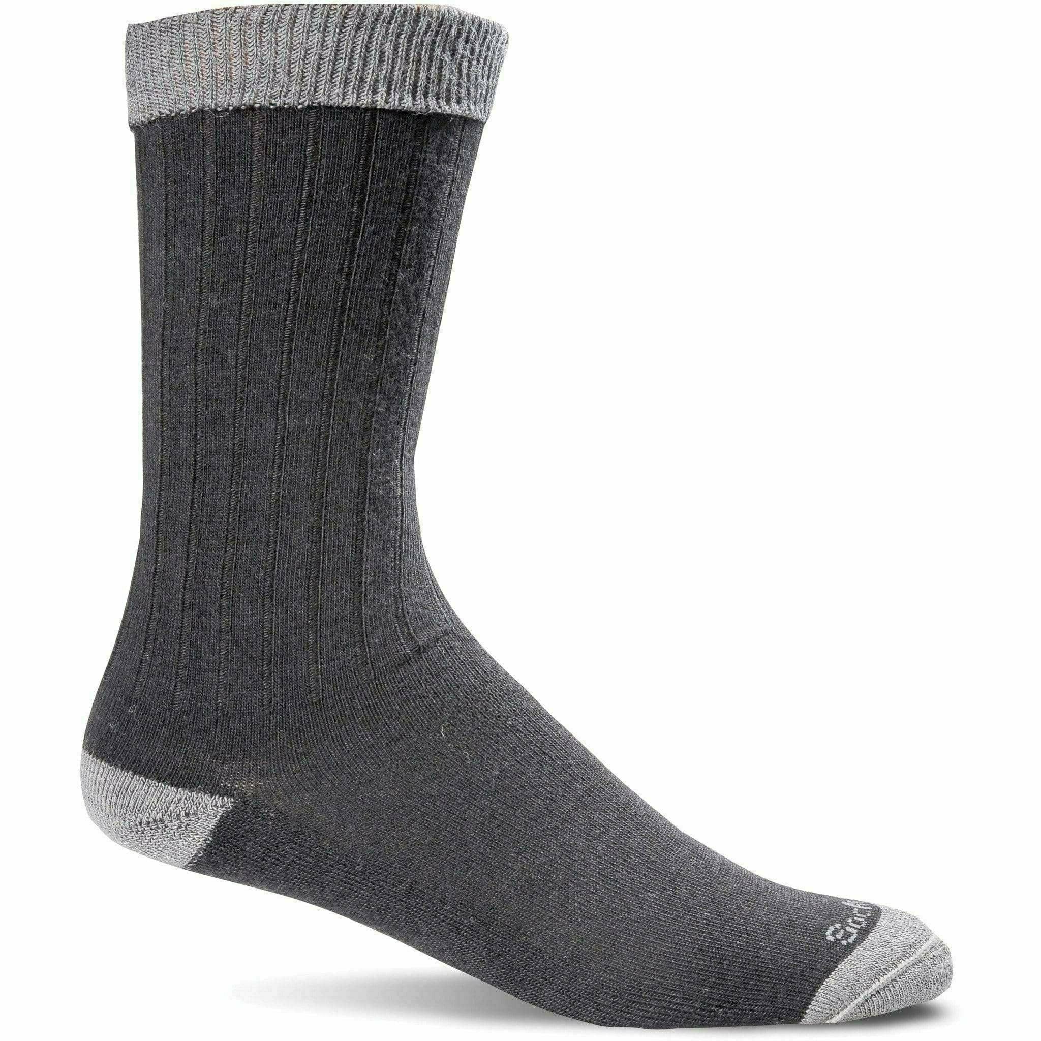 Sockwell Mens Easy Does It Relaxed Fit Diabetic Socks  -  Medium/Large / Black