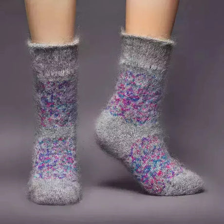 Siberia Spirit Bohemian Kaleidoscope Crew Socks  -  Medium / Bohemian Kaleidoscope