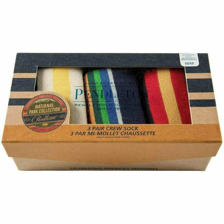 Pendleton Kids National Park Striped Crew 3-Pack Socks  -