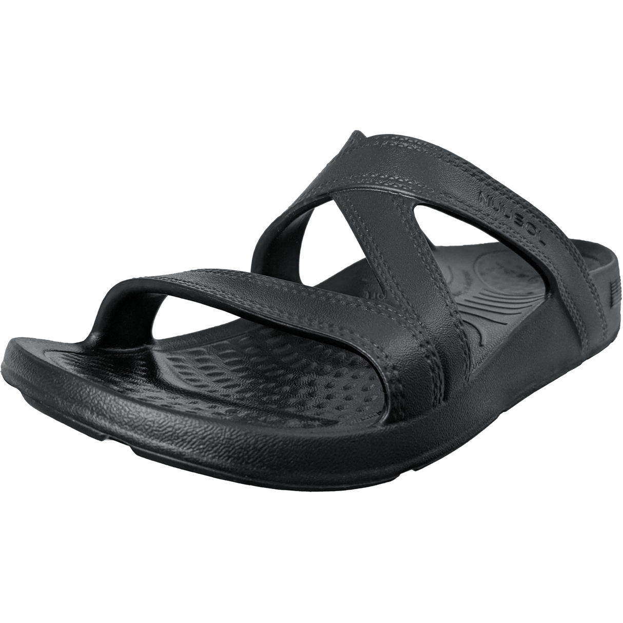 NuuSol Womens Hailey Slide Sandals  -  6 / Eclipse Black