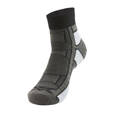 Thorlo Trail Running Light Cushion Quarter Socks  -  Medium / Pitch Black