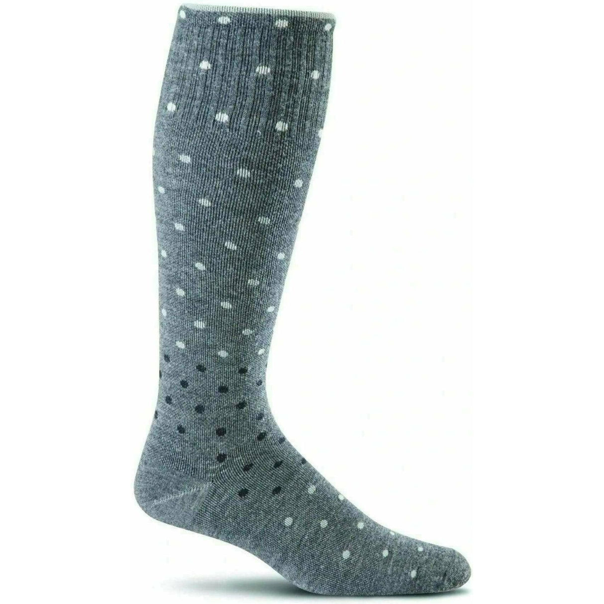 Sockwell Womens On the Spot Moderate Compression Knee High Socks  -  Small/Medium / Charcoal