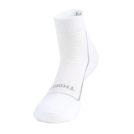 Thorlo Pickleball Light Cushion Ankle Socks  -  Small / White