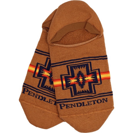 Pendleton Harding No Show Socks  -  Medium / Gold