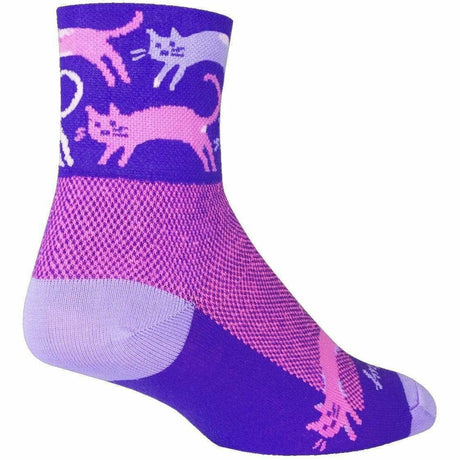 SockGuy Pounce Classic 3 Inch Crew Socks  -  Small/Medium