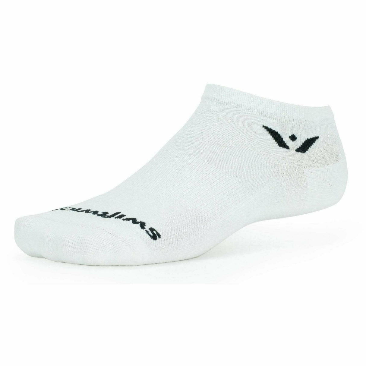 Swiftwick Performance Zero No Show Socks  -  Small / White