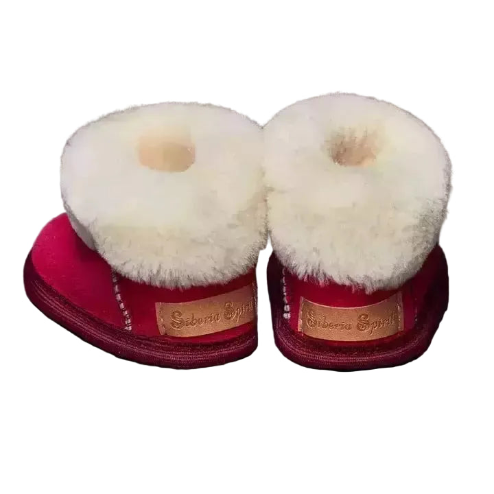Siberia Spirit Toddler Fuchsia Booties -
