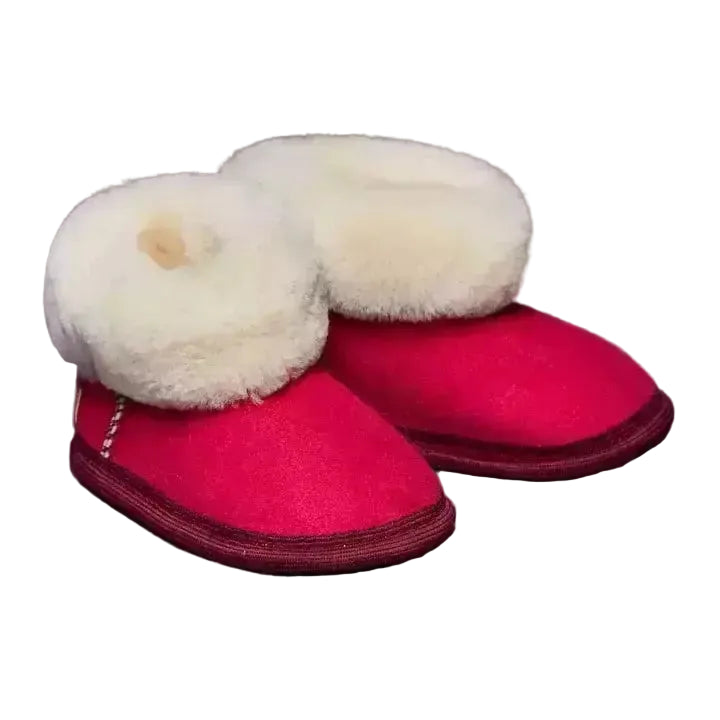 Siberia Spirit Toddler Fuchsia Booties - 3-4T / 9-12 Months / Fuchsia