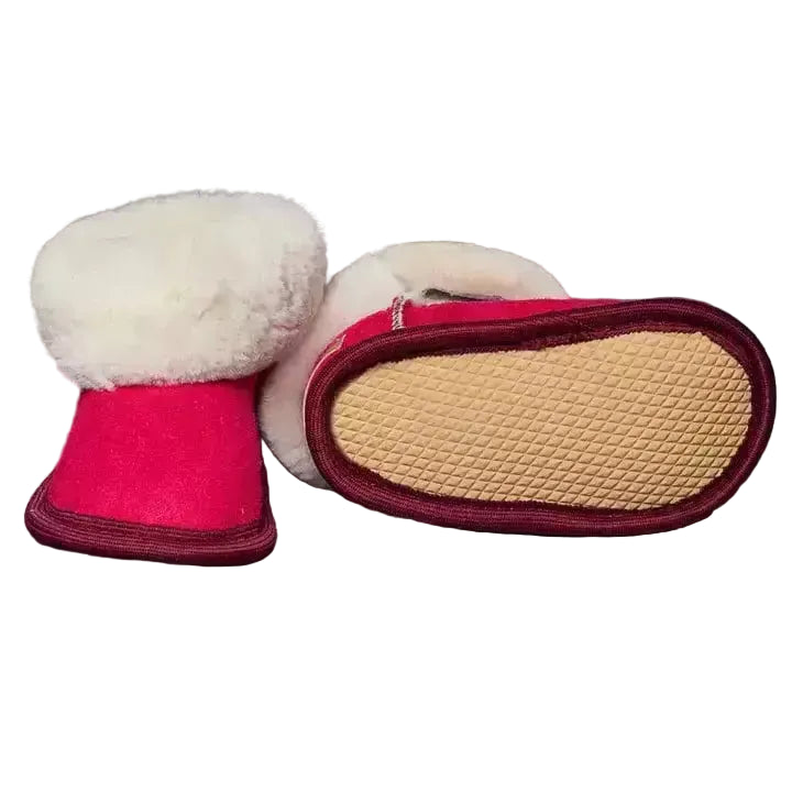 Siberia Spirit Toddler Fuchsia Booties -